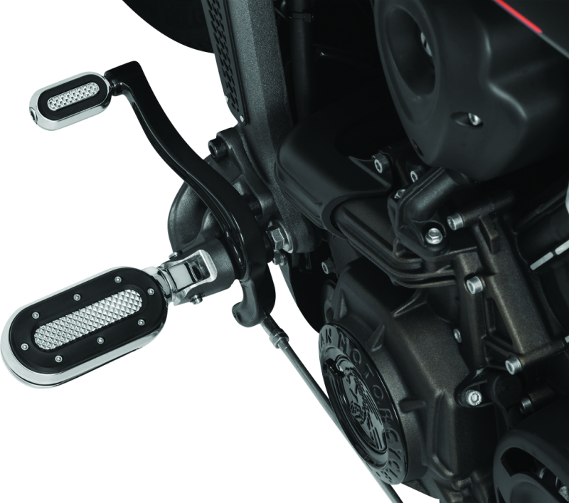 Kuryakyn Heavy Industry Shift & Brake Peg Chrome Kuryakyn Footpegs  AXOPROS
