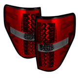 Spyder Ford F150 09-14 LED Tail Lights Red Smoke ALT-YD-FF15009-LED-RS SPYDER Tail Lights  AXOPROS