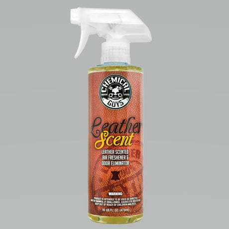 Chemical Guys Leather Scent Air Freshener & Odor Eliminator - 16oz - AXOPROS
