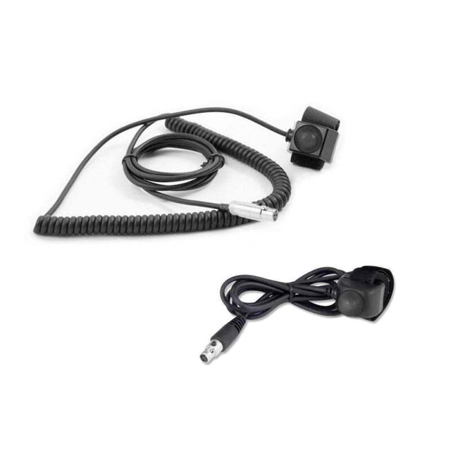 Rugged Radios Velcro Mount Push to Talk (PTT) Buttons for Intercoms Driver PTT- Coil Cord Rugged Radios Radio Communications  AXOPROS
