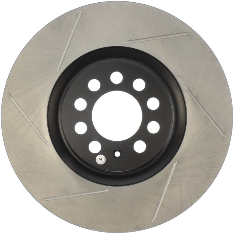 StopTech Power Slot 3/99-06 Audi TT/00-06 TT Quattro / 03-05 VW Golf GTi Right Front Slotted Rotor Stoptech Brake Rotors - Slotted  AXOPROS