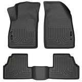 Husky Liners 13-14 Buick Encore WeatherBeater Black Front/2nd Row Floor Liners Husky Liners Floor Mats - Rubber  AXOPROS