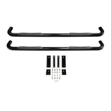Westin 2019 Chevrolet Silverado/Sierra 1500 Crew Cab E-Series 3 Nerf Step Bars - Black Westin Nerf Bars  AXOPROS