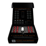 Mishimoto Aluminum Locking Lug Nuts M12x1.5 20pc Set Black Mishimoto Lug Nuts  AXOPROS