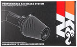 K&N 08-09 Mitsubishi Evo X Wrinkle Red Typhoon Short Ram Intake K&N Engineering Cold Air Intakes  AXOPROS
