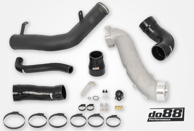 do88 do88 Audi RS3 2.5T (8V)/TT RS 2.5T (8S) Charge Pipes (OEM Intercooler) - Black Intercooler Pipe Kits aftermarket performance part