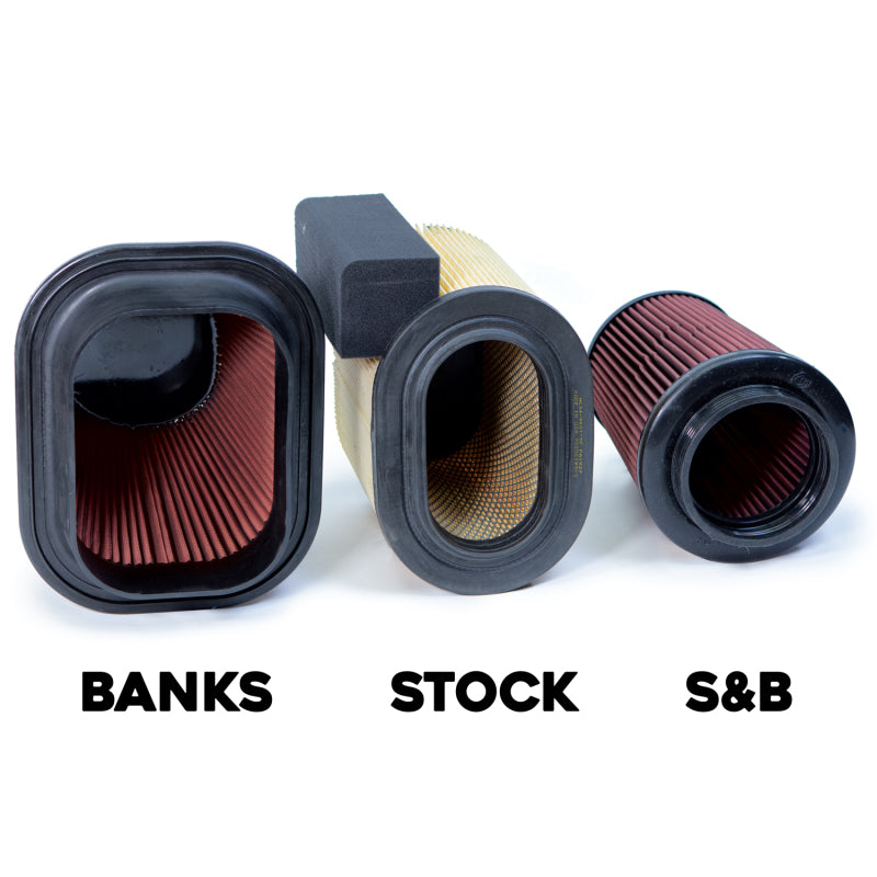 Banks Power 17-19 Ford F250/F350/F450 6.7L Ram-Air Intake System - Oiled Filter Banks Power Short Ram Air Intakes  AXOPROS
