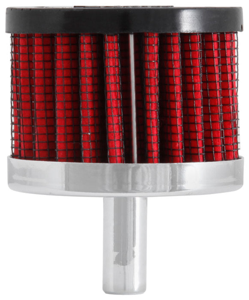 K&N Steel Base Crankcase Vent Filter 0.375in Vent OD x 2in OD x 1.5in Height K&N Engineering Air Filters - Universal Fit  AXOPROS