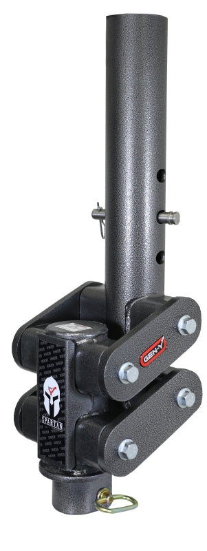 GEN-Y Hitch Gen-Y Spartan Torsion-Flex 5in Offset 4in RD Tube Gooseneck 2-5/16in Coupler Standard Height Hitch Accessories aftermarket performance part