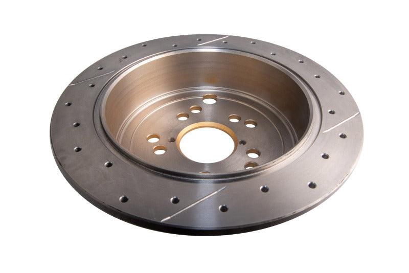 DBA 12+ Subaru/Scion BRZ/FR-S (AU Spec) 10 Lug Slot Rear Drilled & Slotted Street Series Rotors DBA Brake Rotors - Slot & Drilled  AXOPROS