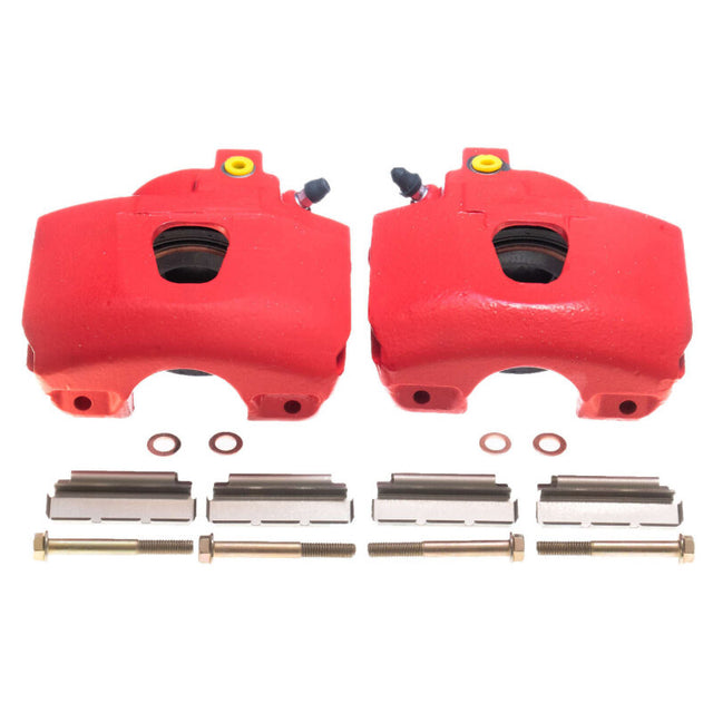 Power Stop 94-96 Ford Bronco Front Red Calipers - Pair PowerStop Brake Calipers - Perf  AXOPROS