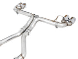 AWE Tuning 2019+ BMW M340i (G20) Track Edition Exhaust - Quad Chrome Silver Tips AWE Tuning Catback  AXOPROS