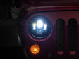 Raxiom 97-18 Jeep Wrangler TJ/JK Axial Series LED Daymaker Headlights- Black Housing (Clear Lens) Raxiom Headlights  AXOPROS