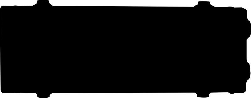 Mishimoto Universal Medium Bar and Plate Dual Pass Black Oil Cooler Mishimoto Oil Coolers  AXOPROS
