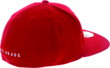 Answer Bold Logo Hat - Red Answer Headwear  AXOPROS
