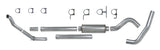 Diamond Eye KIT 4in TB SGL AL: 94-97 FORD 7.3L F250/F350 PWRSTROKE NFS W/ CARB EQUIV STDS Diamond Eye Performance Catback  AXOPROS