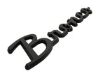 Ford Racing 2021+ Bronco Classic Script Fender Badges - Matte Black (Pair) Ford Racing Other Body Components  AXOPROS