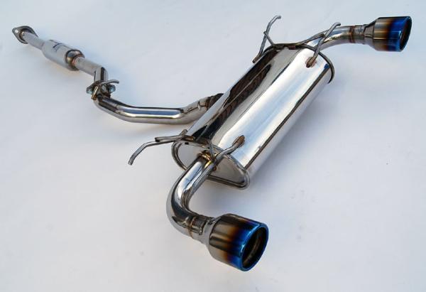 Invidia Subaru BRZ / Scion FRS Q300 w/ Rolled Titanium Tips Cat- Back Exhaust (Blue Edge) Invidia Catback  AXOPROS