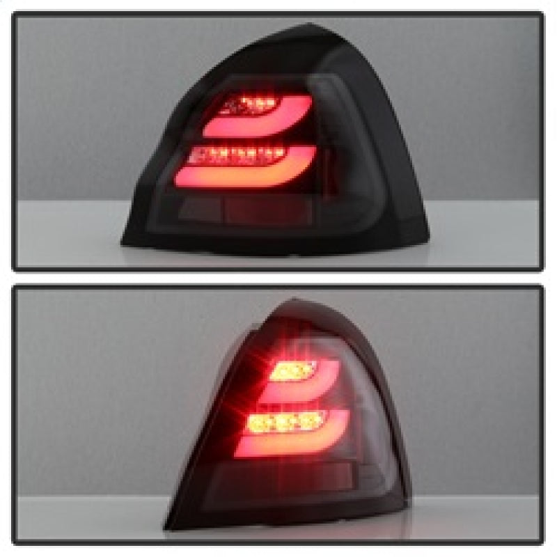 Spyder Pontiac Grand Prix 04-08 Light Bar LED Tail Light Black ALT-YD-PGP04-LED-BK SPYDER Tail Lights  AXOPROS