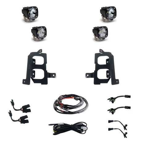 Baja Designs GMC 2020-22 Sierra 2500HD/3500HD S1 Dual Fog Pocket Light Kit Baja Designs Fog Lights  AXOPROS