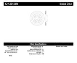 StopTech Slotted & Drilled Sport Brake Rotor Stoptech Brake Rotors - Slot & Drilled  AXOPROS