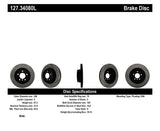 StopTech 06 BMW 330 / 07-09 BMW 335 Slotted & Drilled Left Rear Rotor Stoptech Brake Rotors - Slot & Drilled  AXOPROS
