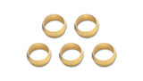 Vibrant Brass Olive Inserts 1/2in - Pack of 5 Vibrant Fittings  AXOPROS