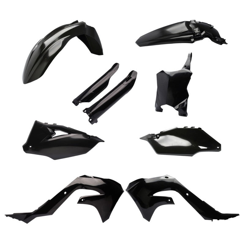 Cycra 21-23 Kawasaki KX450X Powerflow Body Kit - Black Cycra Plastics  AXOPROS