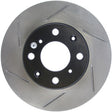 StopTech Power Slot 93-00 Honda Civic DX w/ Rr Drum Brakes Front Right Rotor Stoptech Brake Rotors - Slotted  AXOPROS