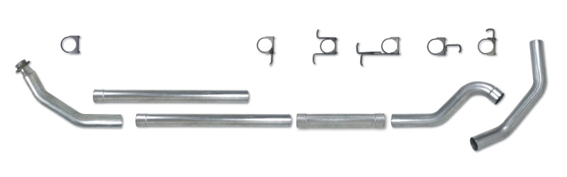 Diamond Eye KIT 4in TB MFLR RPLCMENT PIPE SGL AL: 98.5 - 02 DODGE CUMMINS 5.9L Diamond Eye Performance Turbo Back  AXOPROS