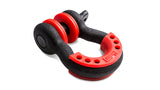 Body Armor 4x4 3/4in Black D-Ring with Red Isolators Single Body Armor 4x4 Tow Hooks  AXOPROS