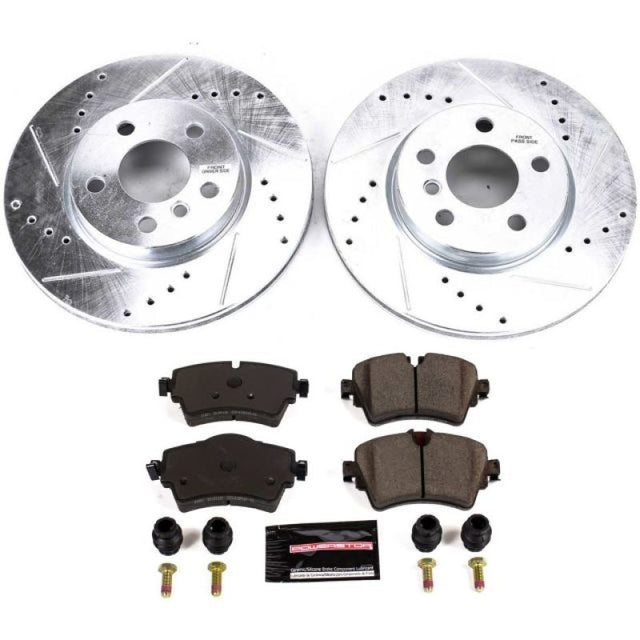 Power Stop 14-19 Mini Cooper Front Z23 Evolution Sport Brake Kit PowerStop Brake Kits - Performance D&S  AXOPROS