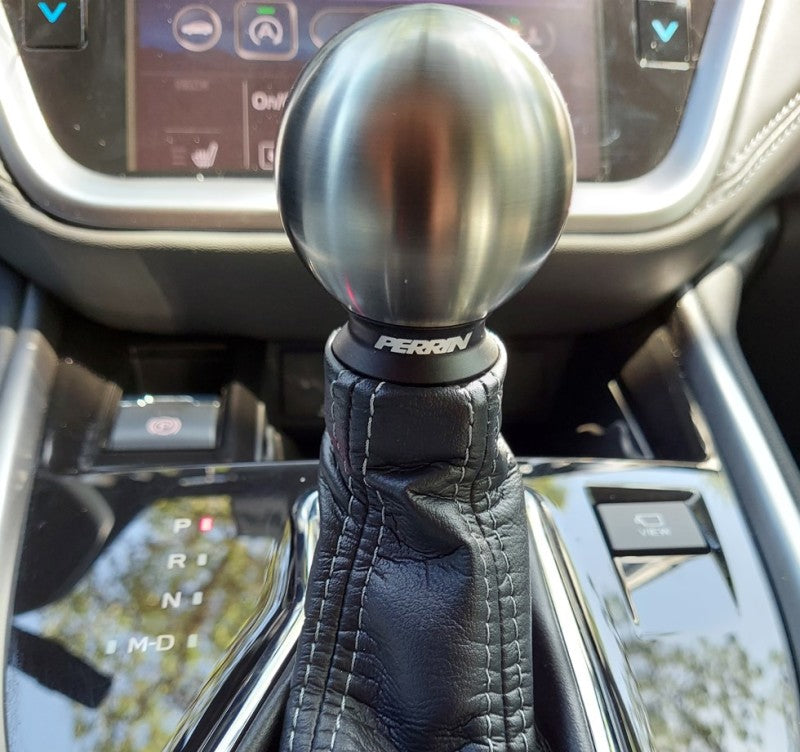 Perrin 2020+ Subaru Outback/Ascent (w/CVT) SS Ball Shift Knob - 2.0in. / Brushed Finish Perrin Performance Shift Knobs  AXOPROS