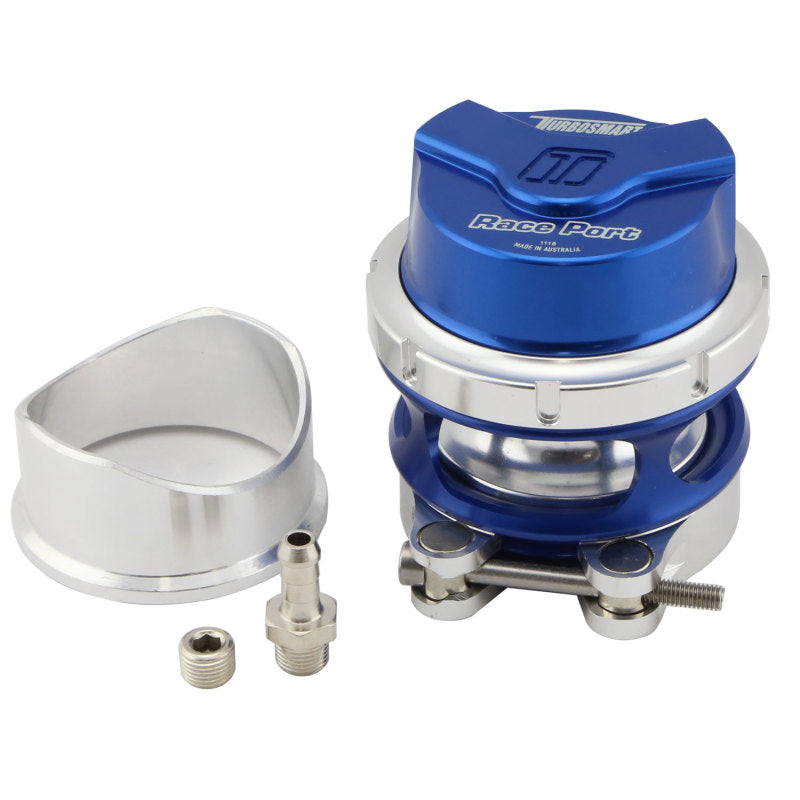 Turbosmart BOV Race Port - Blue - Gen V Turbosmart Blow Off Valves  AXOPROS