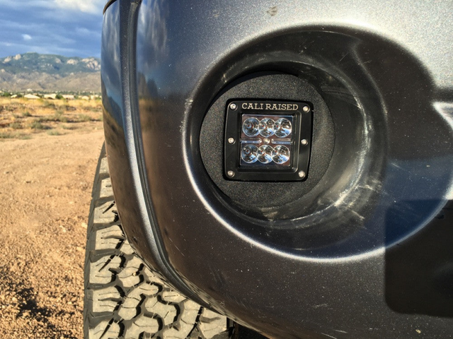 Cali Raised 2005-2011 Toyota Tacoma Led Fog Light Pod Rep Brackets Kit - Brackets W/ 18W Pods Cali Raised LED Light Bars & Cubes  AXOPROS