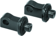 Kuryakyn Splined Peg Adapter Black Kuryakyn Footpegs  AXOPROS