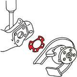 SPC Performance 99-05 VW Golf/Jetta/00-06 Audi TT Nylon Negative Camber Shim (0.50deg.) SPC Performance Camber Kits  AXOPROS