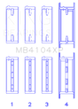 King Nissan VG30DE/VG30DETT Performance Main Bearing Set - Size STDX King Engine Bearings Bearings  AXOPROS