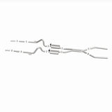 MagnaFlow Sys C/B 64-66 Ford Mustang 2.5inch Magnaflow Catback  AXOPROS