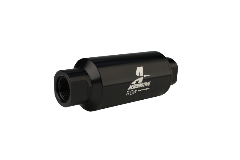 Aeromotive In-Line Filter - AN-10 - Black - 100 Micron Aeromotive Fuel Filters  AXOPROS