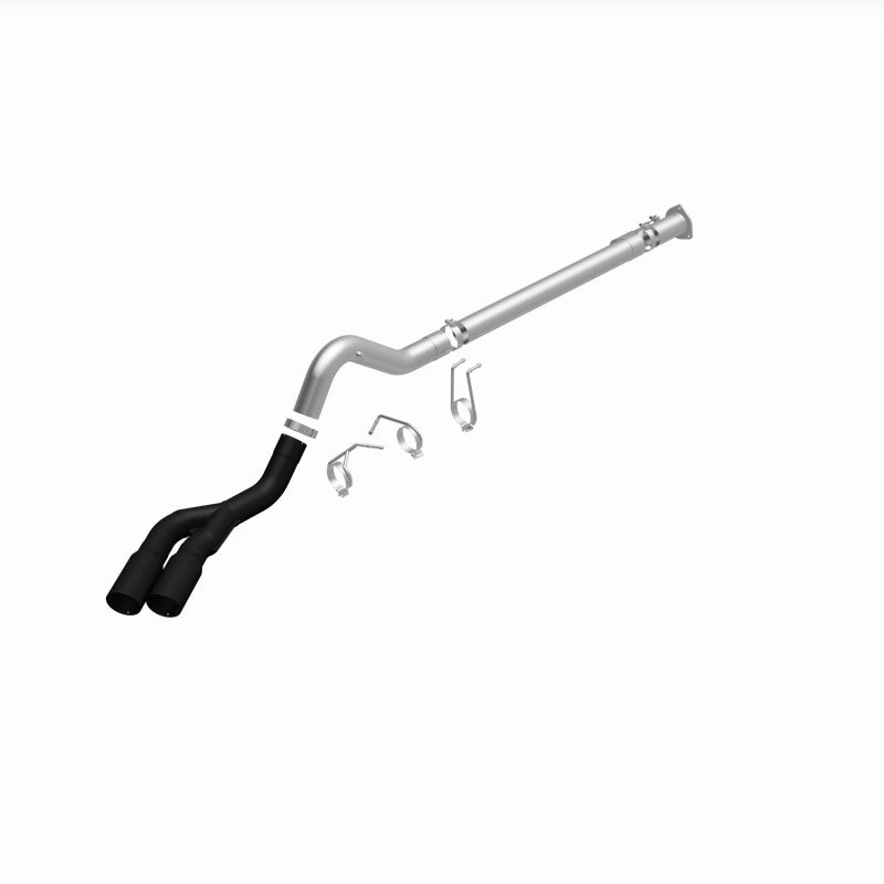 MagnaFlow 08-18 Ford F-250/F-350/F-450 4.6L/6.7 DPF-Back Black 4in Dual Single Rear Exit Magnaflow DPF Back  AXOPROS