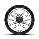 fifteen52 fifteen52 Range HD 17x8.5 6x139.7 0mm ET 106.2mm Center Bore Machined Clear/Gloss Black Wheel Wheels - Cast aftermarket performance part