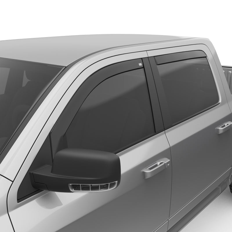 EGR 09+ Dodge Ram Pickup Crew Cab In-Channel Window Visors - Set of 4 (572751) EGR Wind Deflectors  AXOPROS