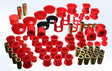 Energy Suspension 89-94 Nissan 240SX (S13) Red Hyper-Flex Master Bushing Set Energy Suspension Bushing Kits  AXOPROS