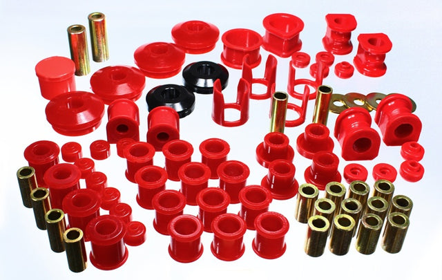 Energy Suspension 89-94 Nissan 240SX (S13) Red Hyper-Flex Master Bushing Set Energy Suspension Bushing Kits  AXOPROS