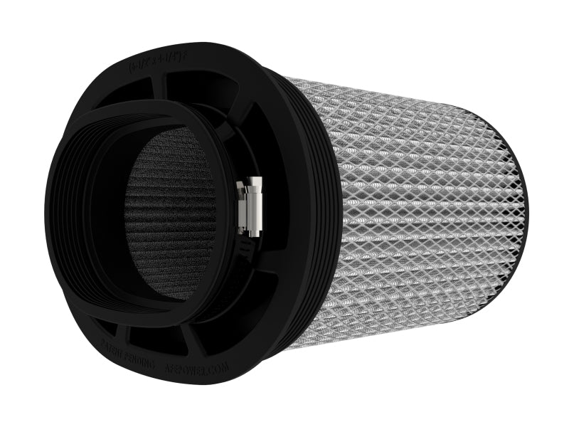 aFe aFe Magnum FLOW Air Filter Pro DRY S (6.5x4.75)in F x (9x7)in B x (9x7) T (Inverted) x 9in H Air Filters - Universal Fit aftermarket performance part