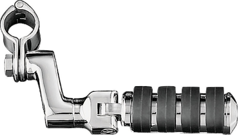 Kuryakyn Large ISO Offset Highway Pegs With 1-1/4inch Clamp Chrome (Pair) Kuryakyn Footpegs  AXOPROS