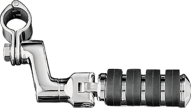 Kuryakyn Large ISO Offset Highway Pegs With 1-1/4inch Clamp Chrome (Pair) Kuryakyn Footpegs  AXOPROS