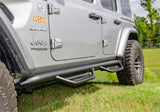 N-Fab Podium LG 2018 Jeep Wrangler JL 4DR SUV - Full Length - Tex. Black - 3in N-Fab Side Steps  AXOPROS