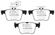 EBC 2018 Audi TT Quattro Redstuff Rear Brake Pads EBC Brake Pads - Performance  AXOPROS